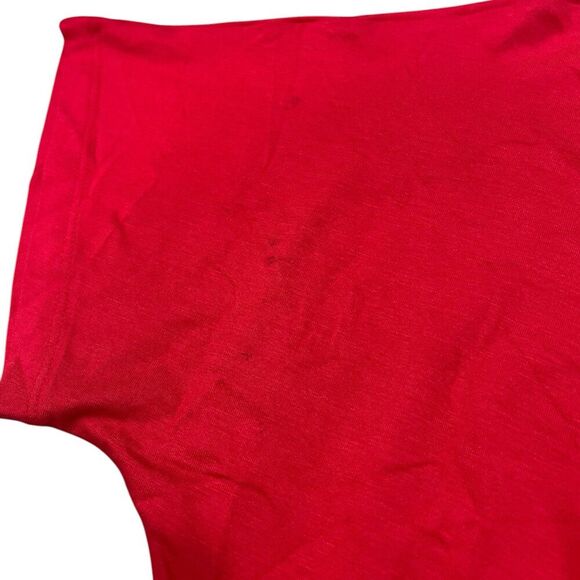 Nordstrom Red Jersey Knit Romper Girls XL - Picture 3 of 3